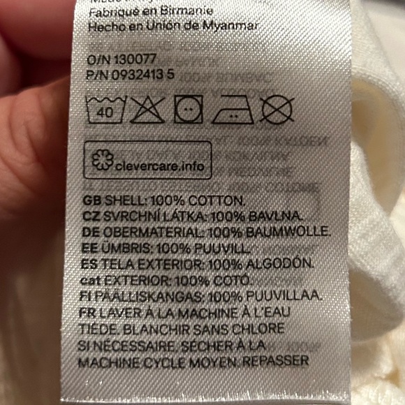 H&M Kids Ivory Button-Front Sleeveless Romper - Picture 5 of 5